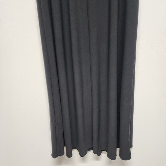 Carlos Saavedra Convertible Bandeau Black Maxi Dress Size M Stretchy Formal Gown - Picture 13 of 16